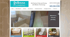 Desktop Screenshot of desousaplumbing.com